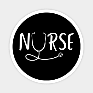 Nurse design with stethoscope Magnet